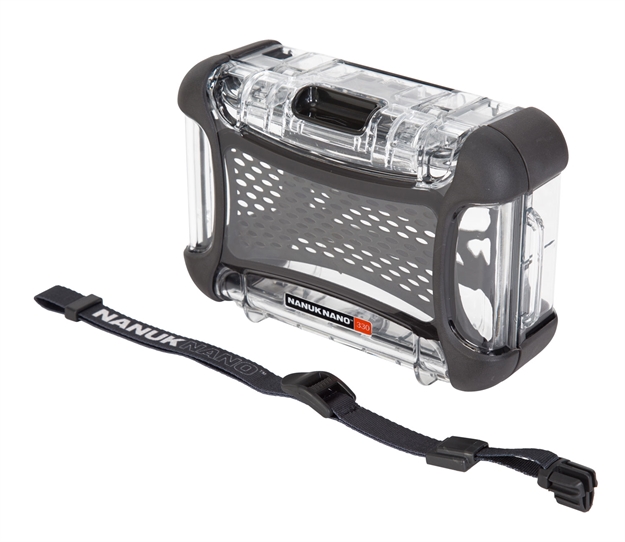 Picture of Nanuk 3300011 Nano 330 Clear Polycarbonate W/ Powerclaw Latches Incudes Carry Strap 330-0011