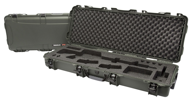 Picture of Nanuk 990Ar06 990 Ar15 Case Waterproof Olive Resin W/ Foam Padding For Ar-Platform 990-AR06 666365018137