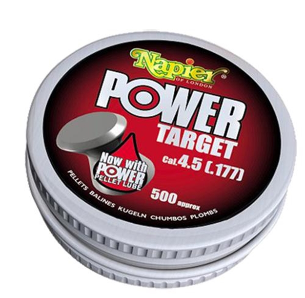 Picture of Napier 6051 Power Target Pellets .177 Lead 500