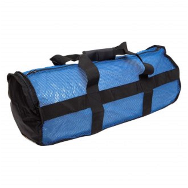 Picture of Nat Geo Clamshell Deluxe Drawstring 2Pocket Duffle-Blue/Blk