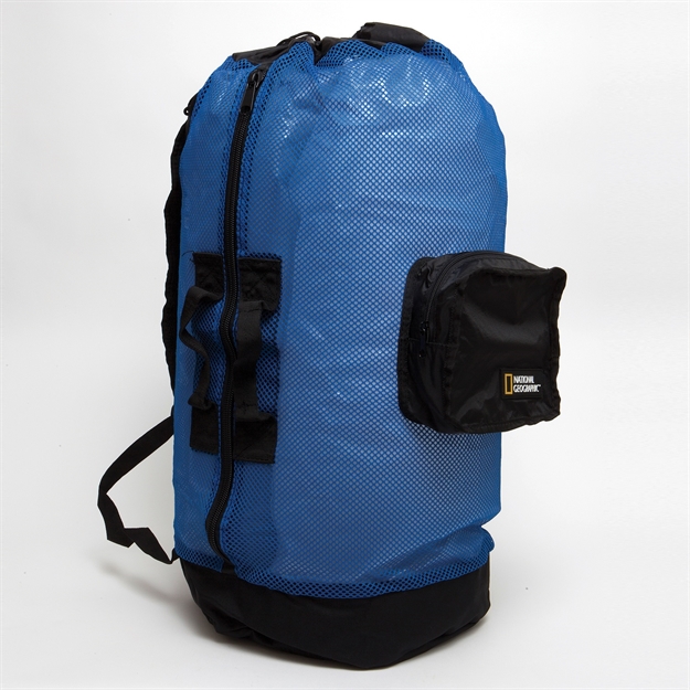 Picture of Nat Geo Clamshell Mesh Backpack Dlx 5 Pocket -Bl/Bk