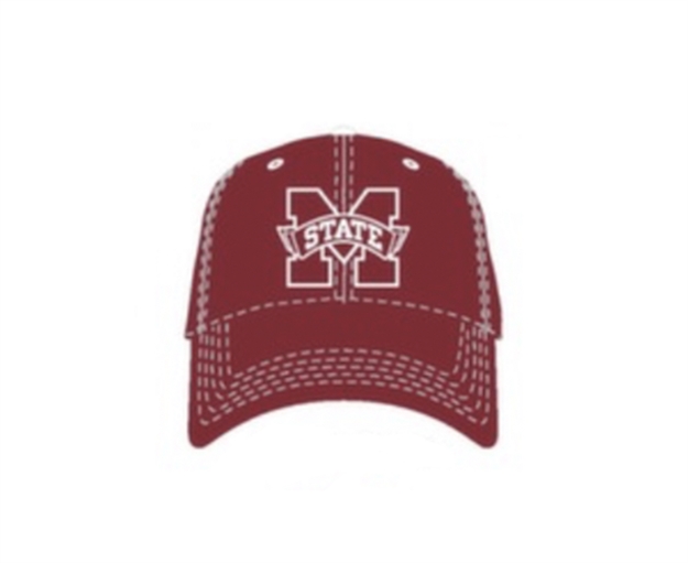 Picture of National Cap & Sportswear Champ Fashion Solid Cap Miss St. 6752-MSU