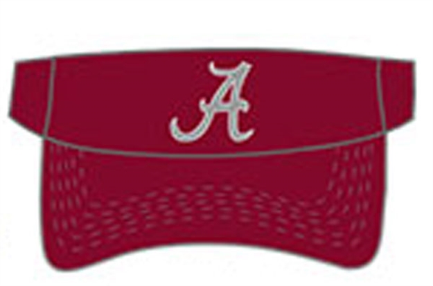 Picture of National Cap & Sportswear Champ Solid Visor Alabama