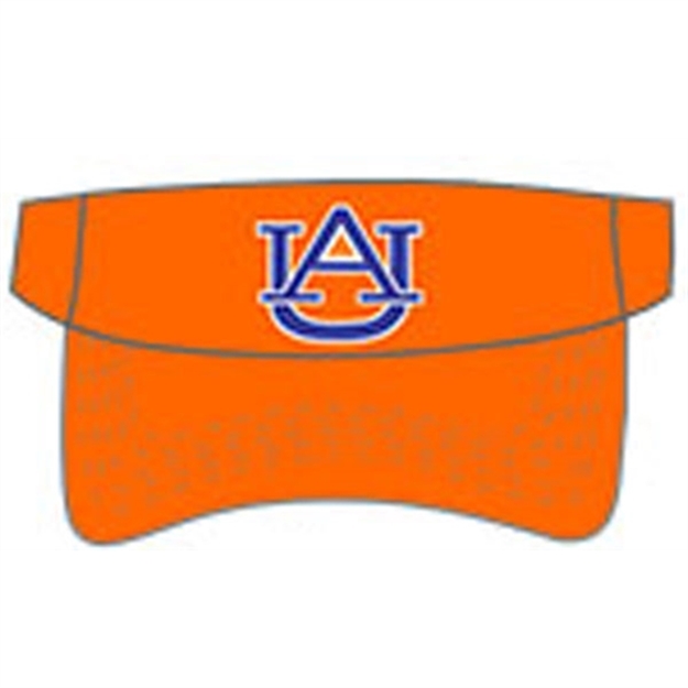 Picture of National Cap & Sportswear Champ Solid Visor Auburn Orange
