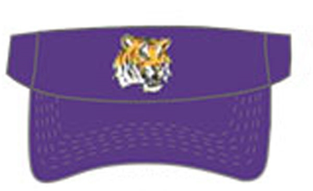 Picture of National Cap & Sportswear Champ Solid Visor Lsu JT4060-LSU