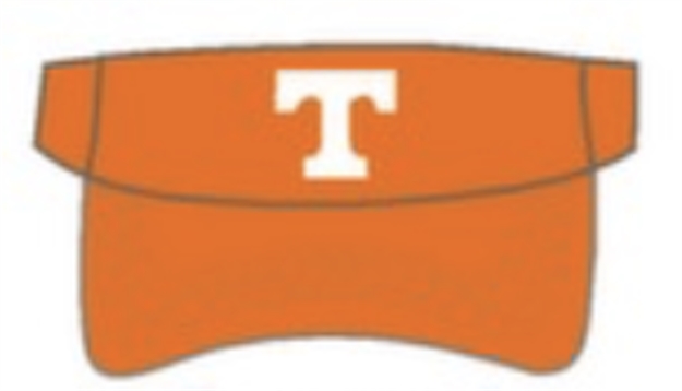 Picture of National Cap & Sportswear Champ Solid Visor Tennessee