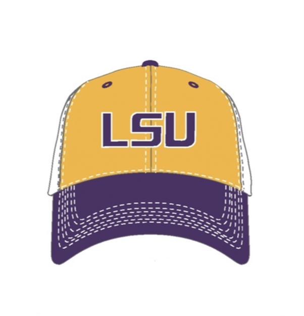 Picture of National Cap & Sportswear Eliminator Mesh Back Lsu