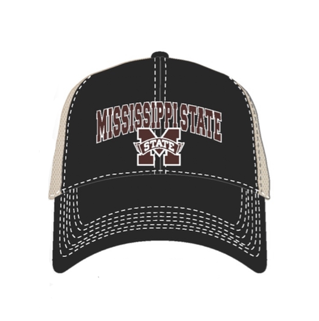 Picture of National Cap & Sportswear Falcon Tan Mesh Back Miss State
