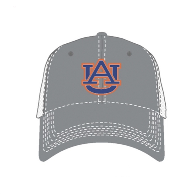 Picture of National Cap & Sportswear Grey Ghost Mesh Back Auburn