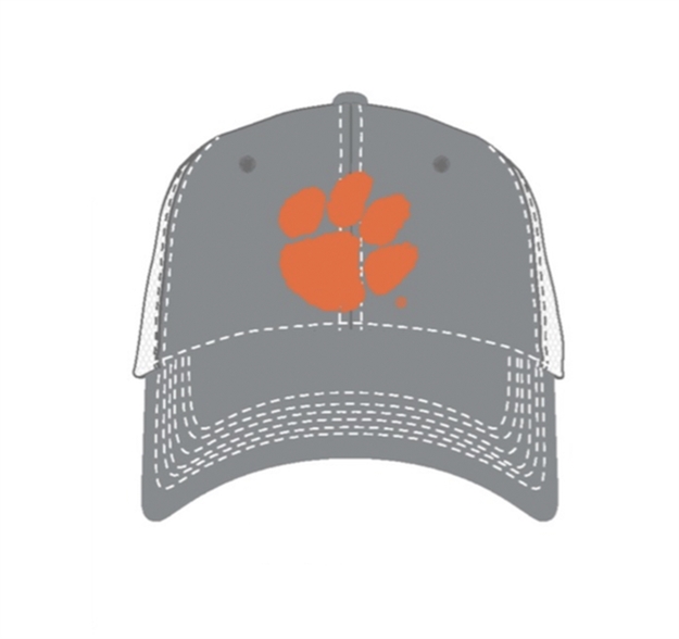Picture of National Cap & Sportswear Grey Ghost Mesh Back Clemson