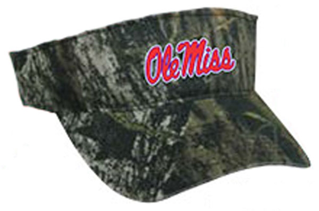Picture of National Cap & Sportswear Mobu Solid Visor Ole Miss