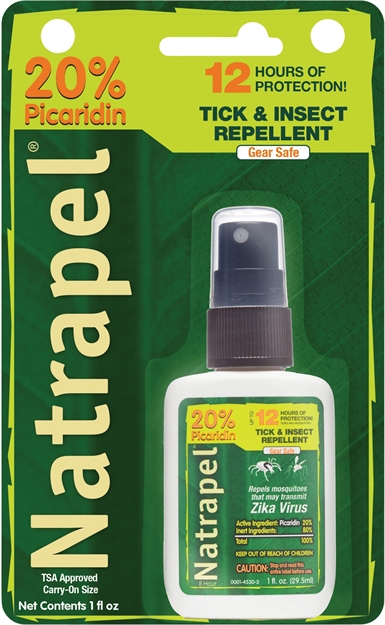 Picture of  Natrapel 00066850 Picaridin Insect Repellent 1Oz Spray Repels Ticks & Biting Insects Effective UP TO 12 Hrs