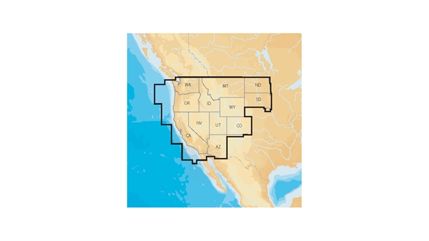Picture of Navionics +West Regions