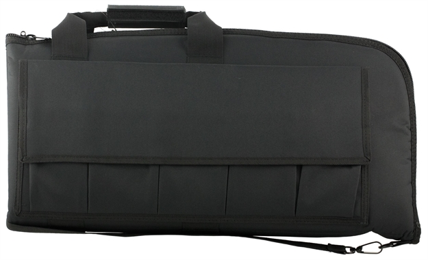 Picture of  Ncstar Cv290746 Vism Rifle Case Black Pvc Nylon W/ ID Holder Foam Padding Double Zippers & Mag Pouches 848754004703