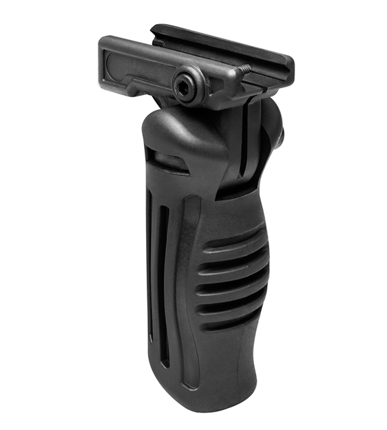 Picture of  Ncstar Aarfvg Folding Verticle Grip  Ergonomic Black Polymer 814108017385