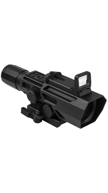 Picture of NC Star Ado 3-9X42 Scope/Integrated Red Dot/P4 Sniper Ret/Red & Blue Ill/Red & Blue Ill/Green Lens VADOBP3942G 848754004918
