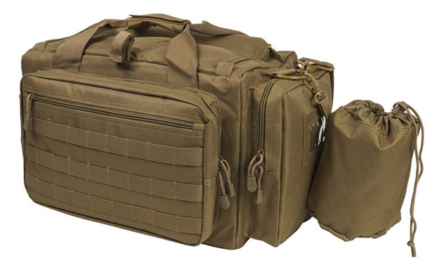 Picture of  Ncstar Cvcrb2950t Vism Competition Range Bag With Padded Side Pockets, Lockable Zippers, Mag Pockets, Large D-Rings, Wide Padded Shoulder Strap & Tan Finish 848754000286