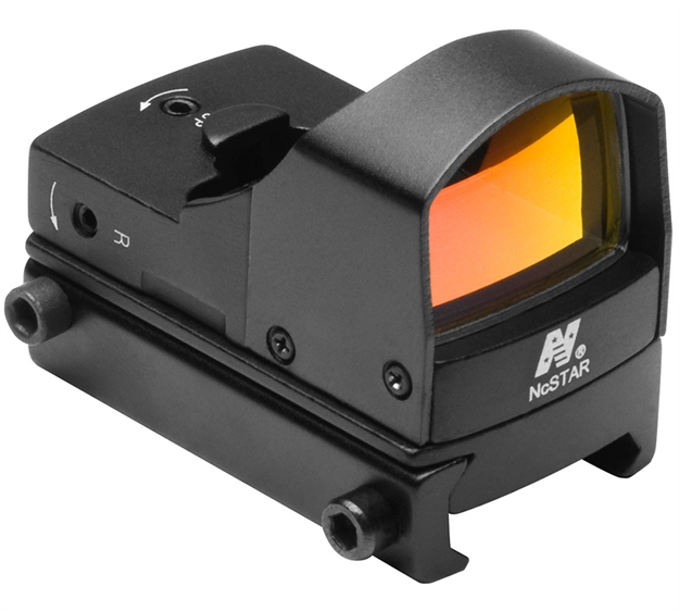 Picture of NC Star Compact Reflex Sight, Cr2032 Lithium Batt, 1X, Unlimited, Integrated Weaver-Style Mount, 2 Moa Retical DDAB 814108011321