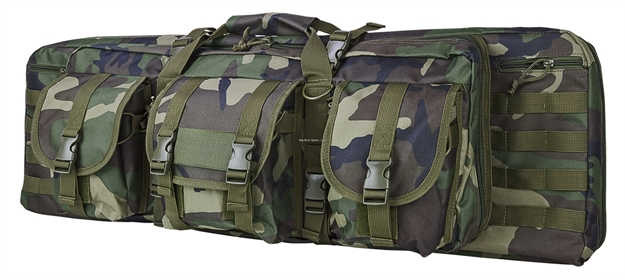 Picture of NC Star Double Carbine Case Allows 2 Carbines TO BE Transported With A Center Divider Cvdc2946wc-36