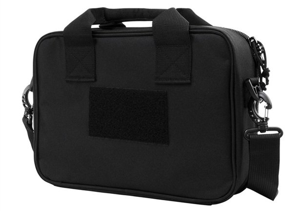 Picture of  Ncstar Cpdx2971b Vism Double Pistol Range Bag W/ Mag Pouches Loop Fasteners Zippers Padding & Black Finish 848754003959