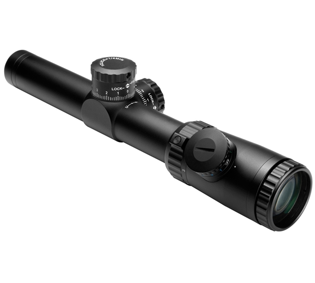 Picture of NC Star Evolution Riflescope, 1.1-4X24mm, Mil-Dot, Black, 30Mm Tube, Fixed