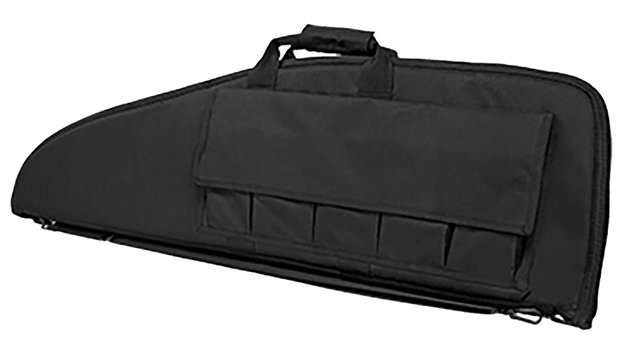 Picture of Ncstar Cv290740 Vism Rifle Case Black Pvc Nylon W/ Foam Padding Double Zippers Carry Handle & ID Holder CV2907-40 814108013325