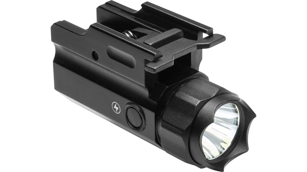 Picture of NC Star Rail Mount 150 Lumen Led Compact Flashlight QR W/Strobe, Gen Iii AQPTF3 848754002518