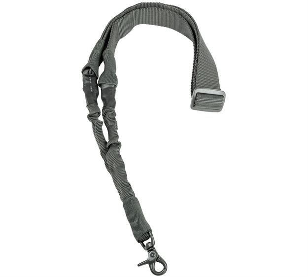 Picture of  Ncstar Aars1pu Single Point Sling  Urban Gray Nylon 44"-60" Oal Adjustable Bungee Rifle