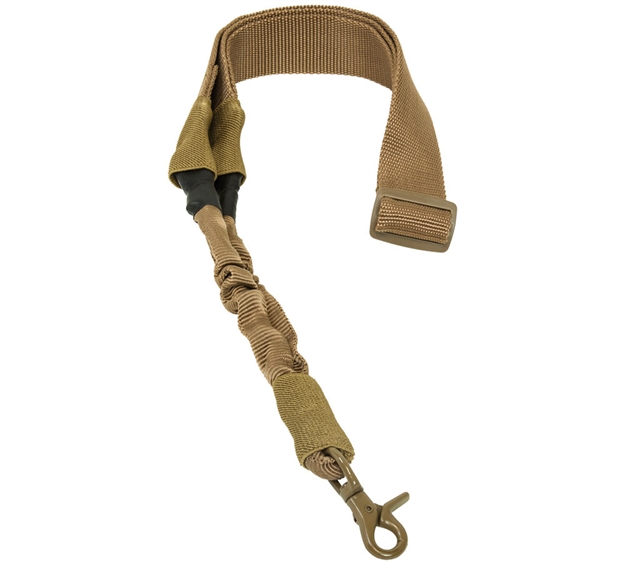 Picture of  Ncstar Aars1pt Single Point Sling  Tan Nylon 44"-60" Oal Adjustable Bungee 814108017767