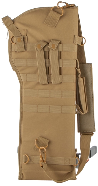 Picture of  Ncstar Cvrscb2919t Vism Scabbard W/ Tan Finish Molle Webbing D-Ring & Grommet For Drainage For Rifle/Carbine 814108016210