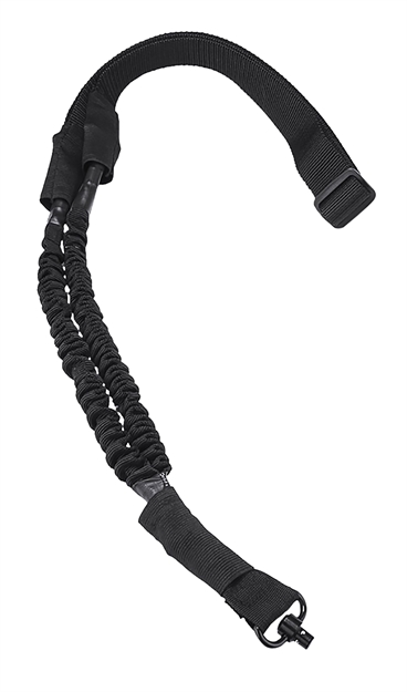 Picture of  Ncstar Aqdbs1b Vism 1 Point Sling Black Nylon Strap W/Elastic Shock-Cord 46"-64" Oal Adjustable Bungee 848754010964