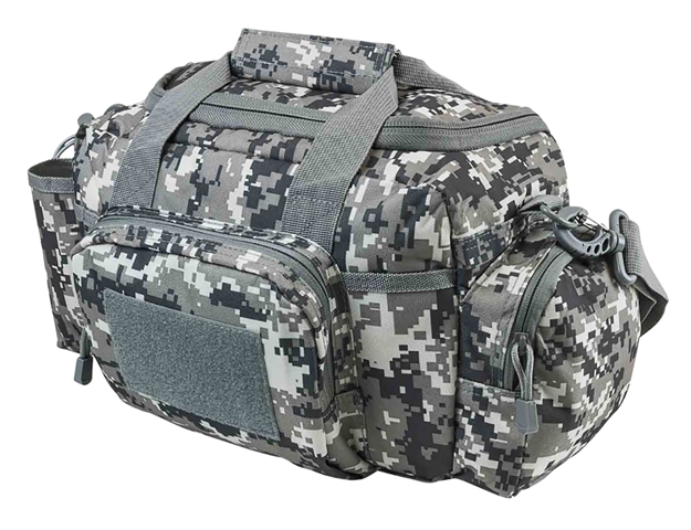 Picture of  Ncstar Cvsrb2985d Vism Range Bag With Small Size, Side Pockets, Pals Webbing, Carry Handles, Pockets & Digital Camouflage Finish