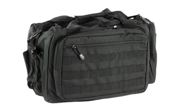 Picture of  Ncstar Cvcrb2950b Vism Competition Range Bag With Padded Side Pockets, Lockable Zippers, Mag Pockets, Large D-Rings, Wide Padded Shoulder Strap & Black Finish 848754000279