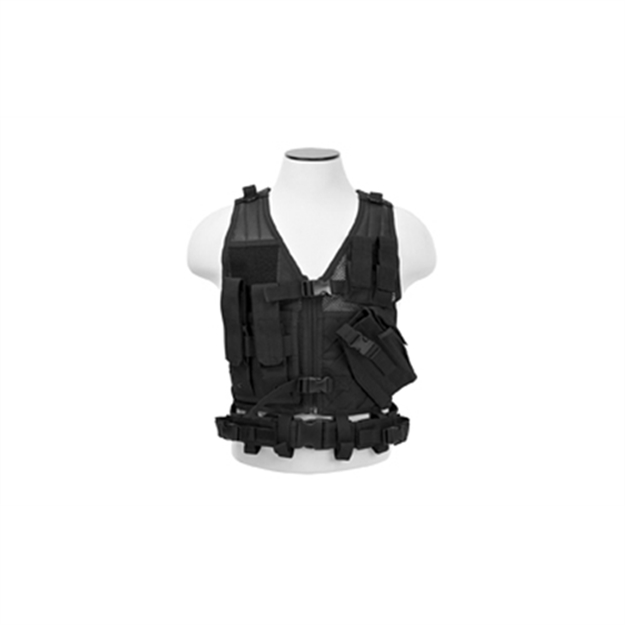Picture of Vism Tactical Vest Black-Xs-Sm CTVC29196B