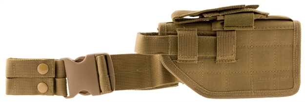 Picture of  Ncstar Cvdlhol2954t Drop Leg  Leg Tan Pvc Fabric Leg Fits Full Size Semi-Auto Fits Compact Semi-Auto Right Hand 848754003355