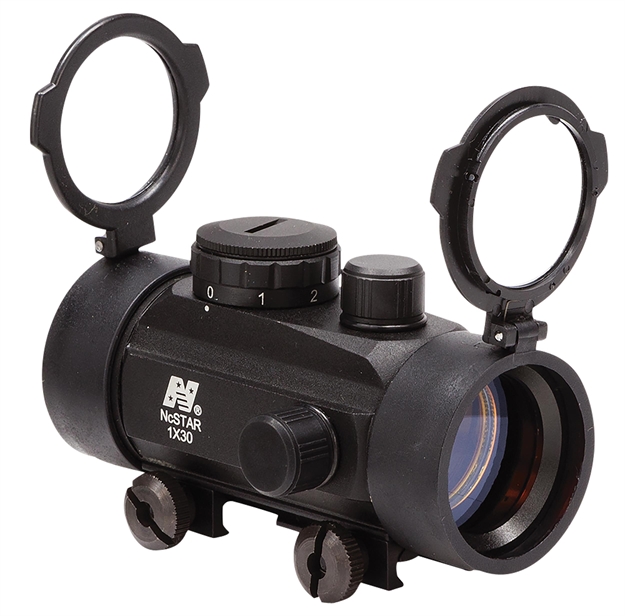 Picture of NC Star Reflex Optic, Cr2032 Lithium Batt, 1X, 30Mm,Unlimited, Integrated Weaver-Style Mount, 3 Moa Retical DBB130 814108011178