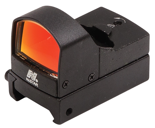 Picture of NC Star Compact Reflex Sight, Cr2032 Lithium Batt, 1X, Unlimited, Integrated Weaver-Style Mount, 2 Moa Retical DDAB