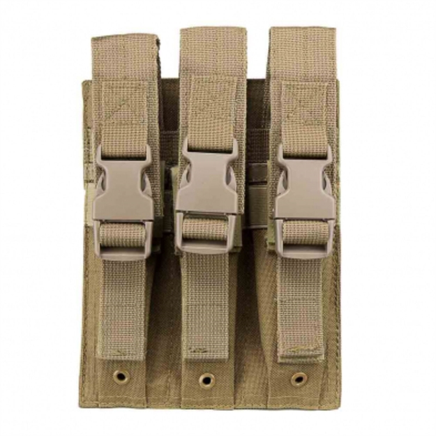 Picture of Ncstar Hicap Pistol Triple Mag Pouch Tan CVMP3030T
