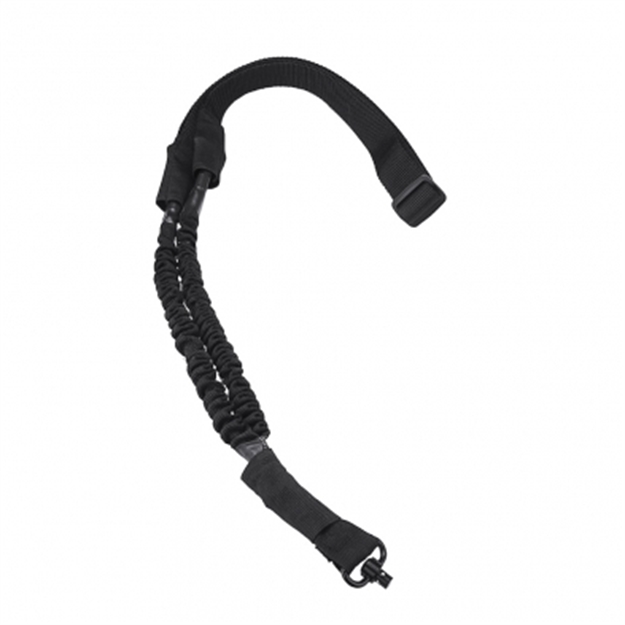 Picture of  Ncstar Aqdbs1b Vism 1 Point Sling Black Nylon Strap W/Elastic Shock-Cord 46"-64" Oal Adjustable Bungee