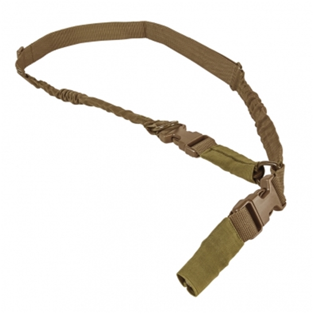 Picture of  Ncstar Aars21pt Vism Sling Tan Nylon Strap W/Elastic Shock-Cord 55"-72" Oal Adjustable Bungee 848754006325