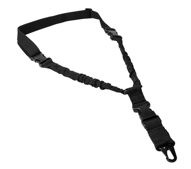 Picture of  Ncstar Adbs1pb Single Point Sling Deluxe Black Nylon 30"-38" Adjustable Bungee