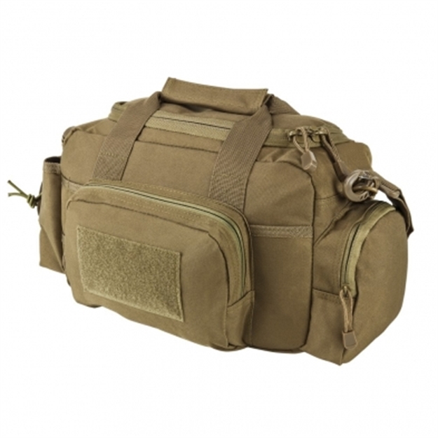 Picture of  Ncstar Cvsrb2985t Vism Range Bag With Small Size, Side Pockets, Pals Webbing, Carry Handles, Pockets & Tan Finish 848754006684