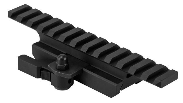 Picture of  Ncstar Marfqv2 QR Riser Gen2 Locking/Quick Detach Black Aluminum, Fits Ar15/M4 Picatinny Rail Mount 848754004680