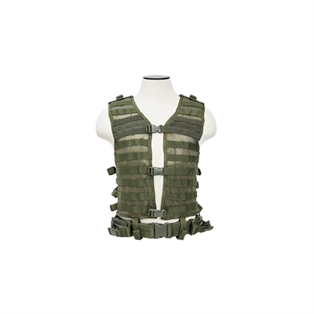 Picture of Ncstar Vism Molle Vest Med-2Xl Grn CPV2915G