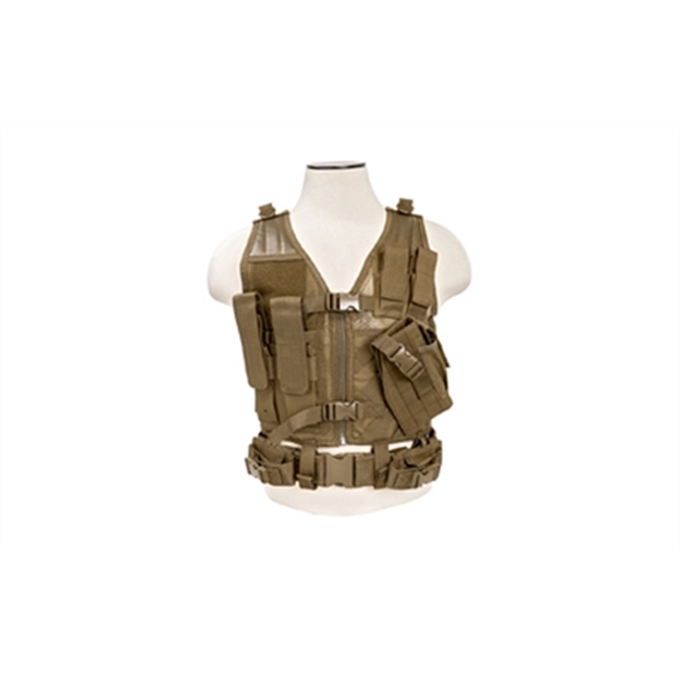 Picture of Vism Tactical Vest Tan-Xs-Sm CTVC2916T