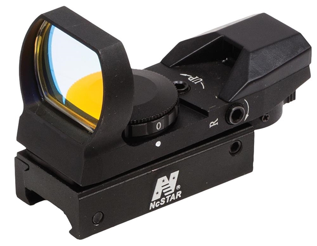 Picture of NC Star Reflex Sight, 3 V Cr2032 Lithium Batt, 1X, 51.5 FT Fov AT 100 M, Clamp ON Weaver-Picatinny Rail Mount D4B 814108011260