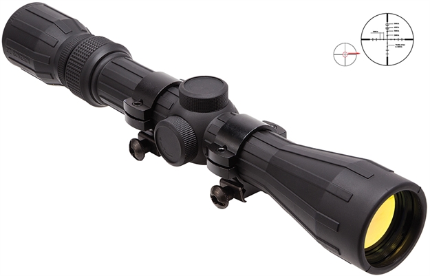 Picture of Ncstar Sfr3940r Rbbr Tact Full SZ 3-9X 40Mm Obj 36.6-13.6Ft@100Yd P4 Snpr