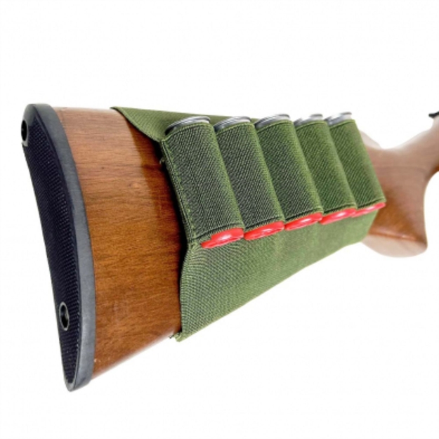Picture of Ncstar Shotgun Stock Shell Pouch Green CVSSG2994G