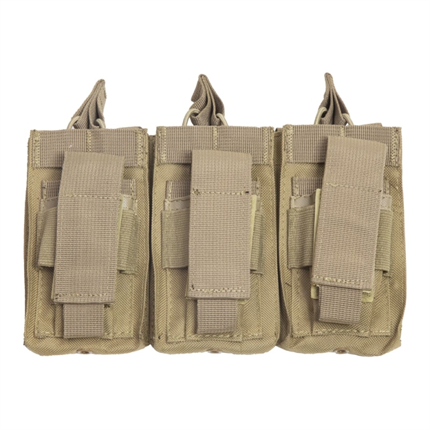 Picture of Ncstar Triple AR Pistol Mag Pouch Tan