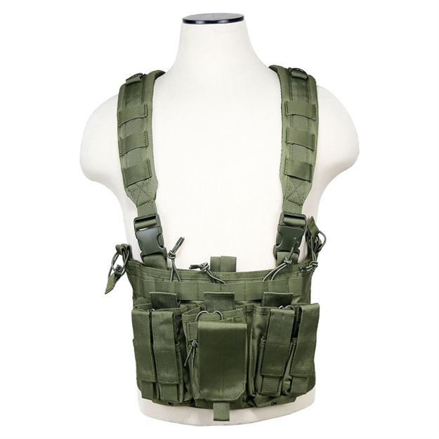 Picture of Ncstar Vest AR And Pistol Chest Rig Green CVARPCR3031G